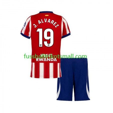 Fußballtrikots Atlético Madrid Julian Alvarez 19 Kinder 2026-2027 Kurzarm Heimtrikotsatz kaufen